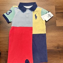 Boys Polo Outfit Three Months Six Months