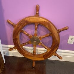 30” Ships Wheel.