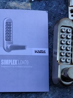 Simplex LD470 Keyless Pushbutton Door lock $25 OBO