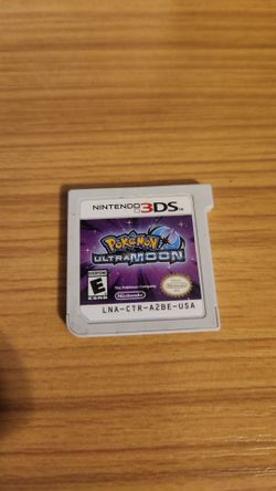 Pokémon ultra moon Nintendo 3ds