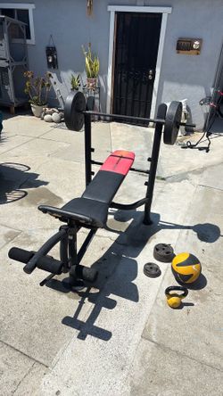 Weight bench and more!!