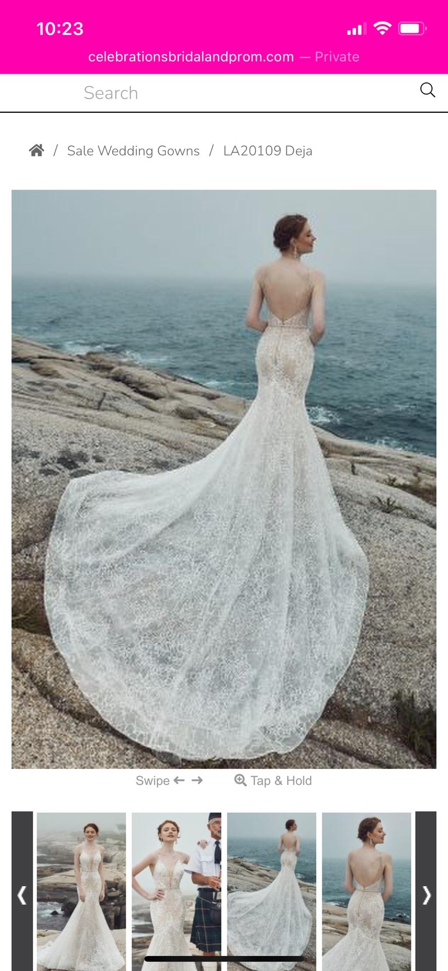 Calle Blanche Lamore Never worn mermaid wedding dress