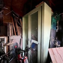 1950’s Large Hospital Cabinets. Steel!