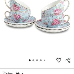 Tea Cups With Saucers