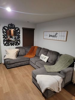 Gray Sectional Sofa