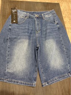 Blue Denim Jean Shorts Size 8