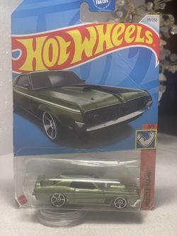 2024 Hot Wheels MUSCLE MANIA 3/5 '69 Mercury Cougar Eliminator 171/250 (Green)
