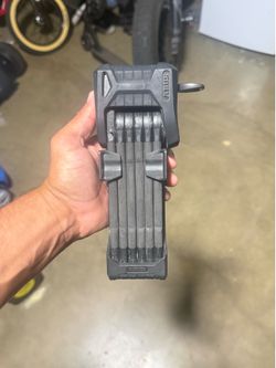 Abus foldable bike lock