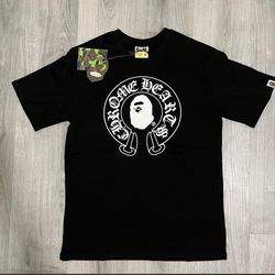 BAPE x Chrome Hearts Collab • Tee shirts