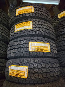 🚀 265 70 16 Groundspeed tires Con 50,000 millas de Garantía