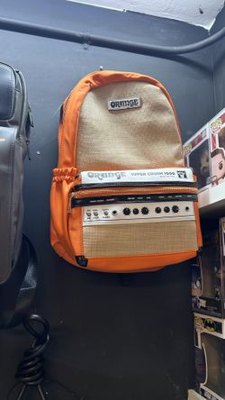 MOD Case Orange Super Crush Backpack in Orange Leather
