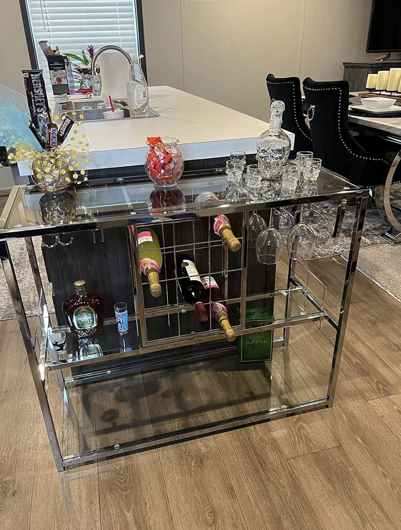 Bar/ Wine Rack set Up 