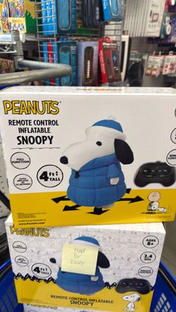 Peanuts Remote Control Inflatable Snoopy