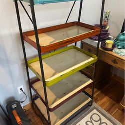 Distressed 1950’s Style Bookshelf