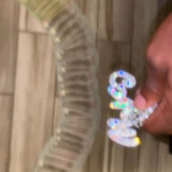 Customed “CAW” Moissanite Pendant (No Chain Included)