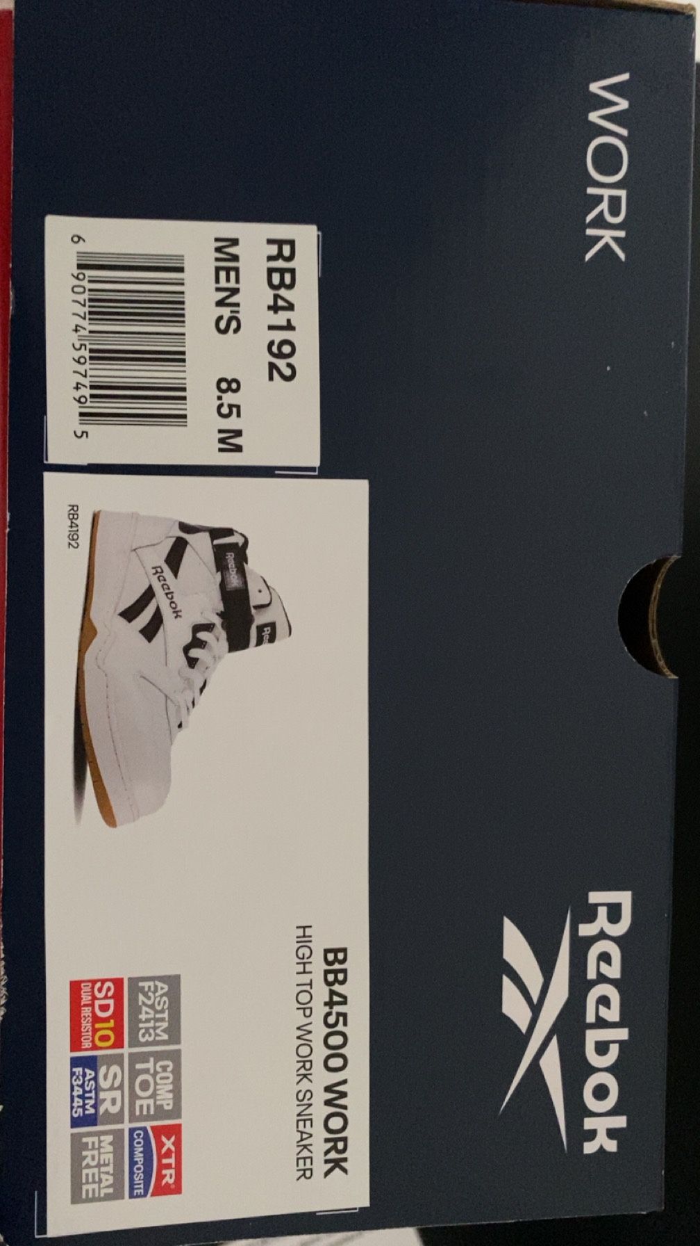 Men’s High Top Reebok Work Sneaker
