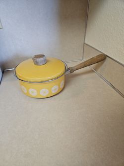 MCM Enamelware Pot & Lid