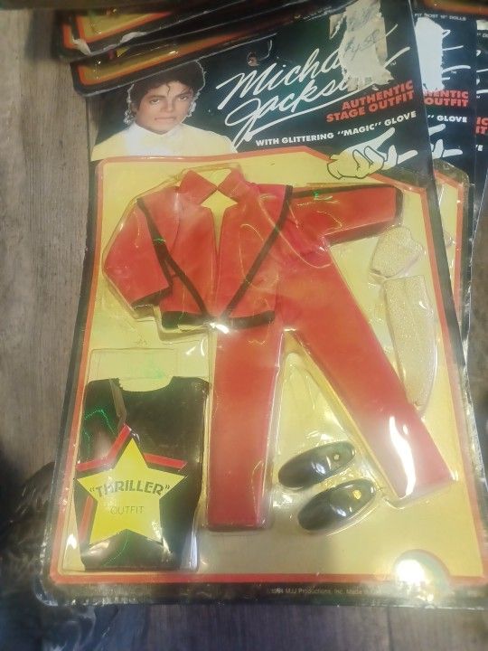 Micheal Jackson 12 Inch Doll Clothes Still In Original Package
