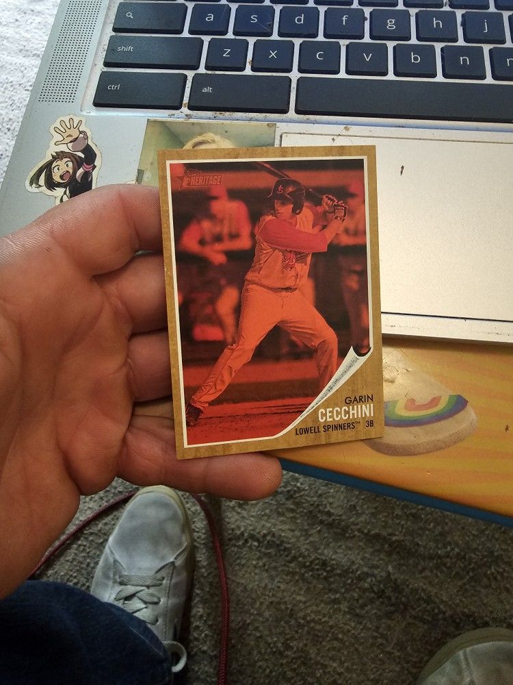 Garin Cecchini 21/620 Baseball Card