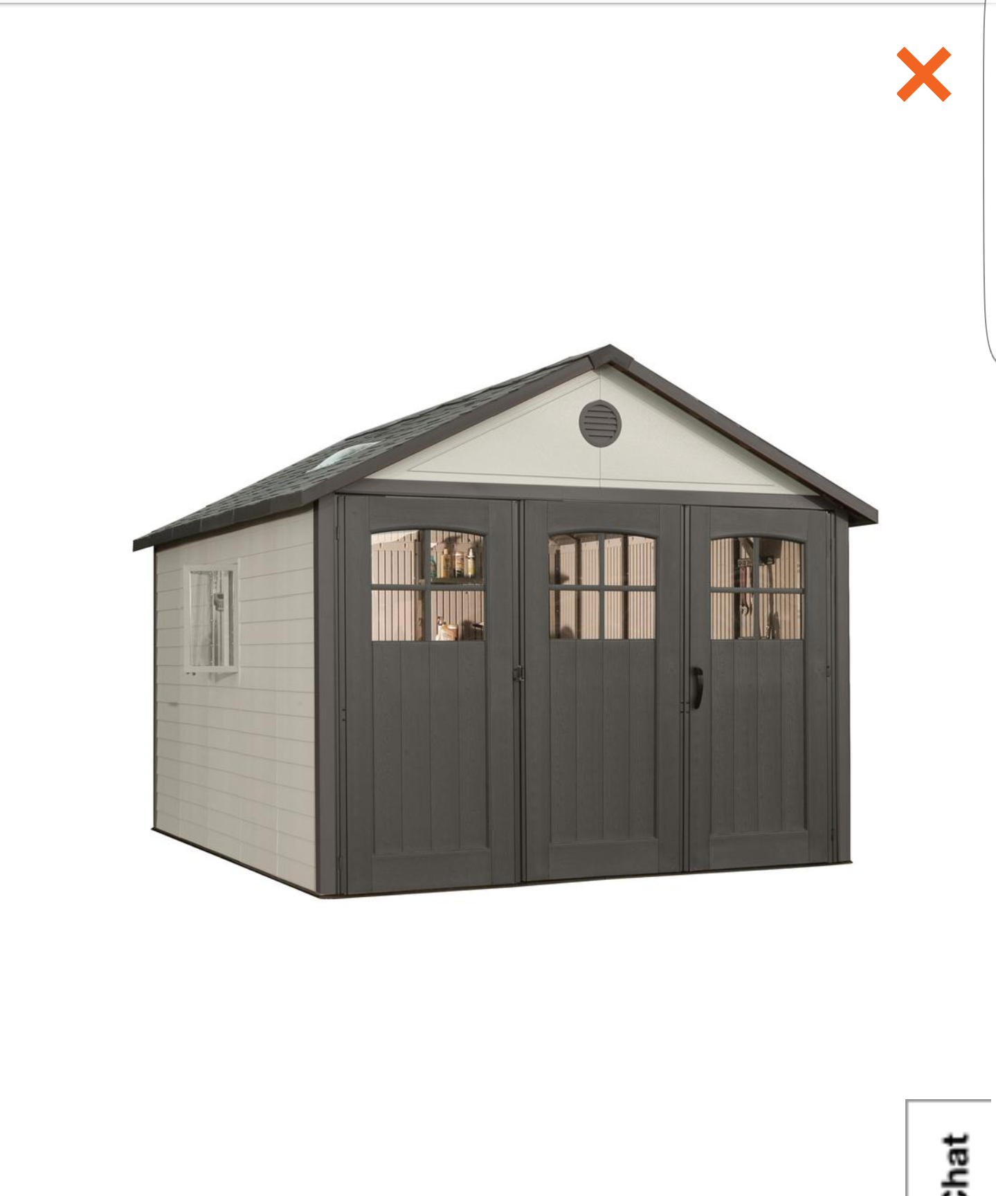 Outdoor shed 11x11 new