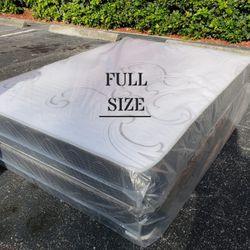 NEW FULL-SIZE MATTRESS & BOX SPRING - 2PC