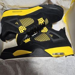 Air Jordan 4 Yellow Thunder-9.5M 11W