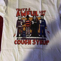 Awful Lot Of Cough Syrup T Shirt Size XL