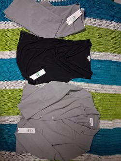 Women's Calvin Klien top blazer and slacks