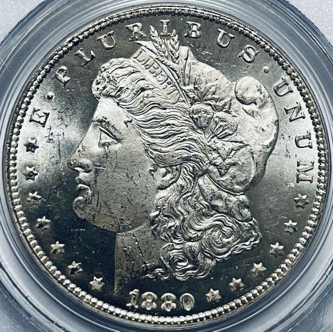 1880-CC Morgan Silver Dollar Uncirculated Carson City Mint