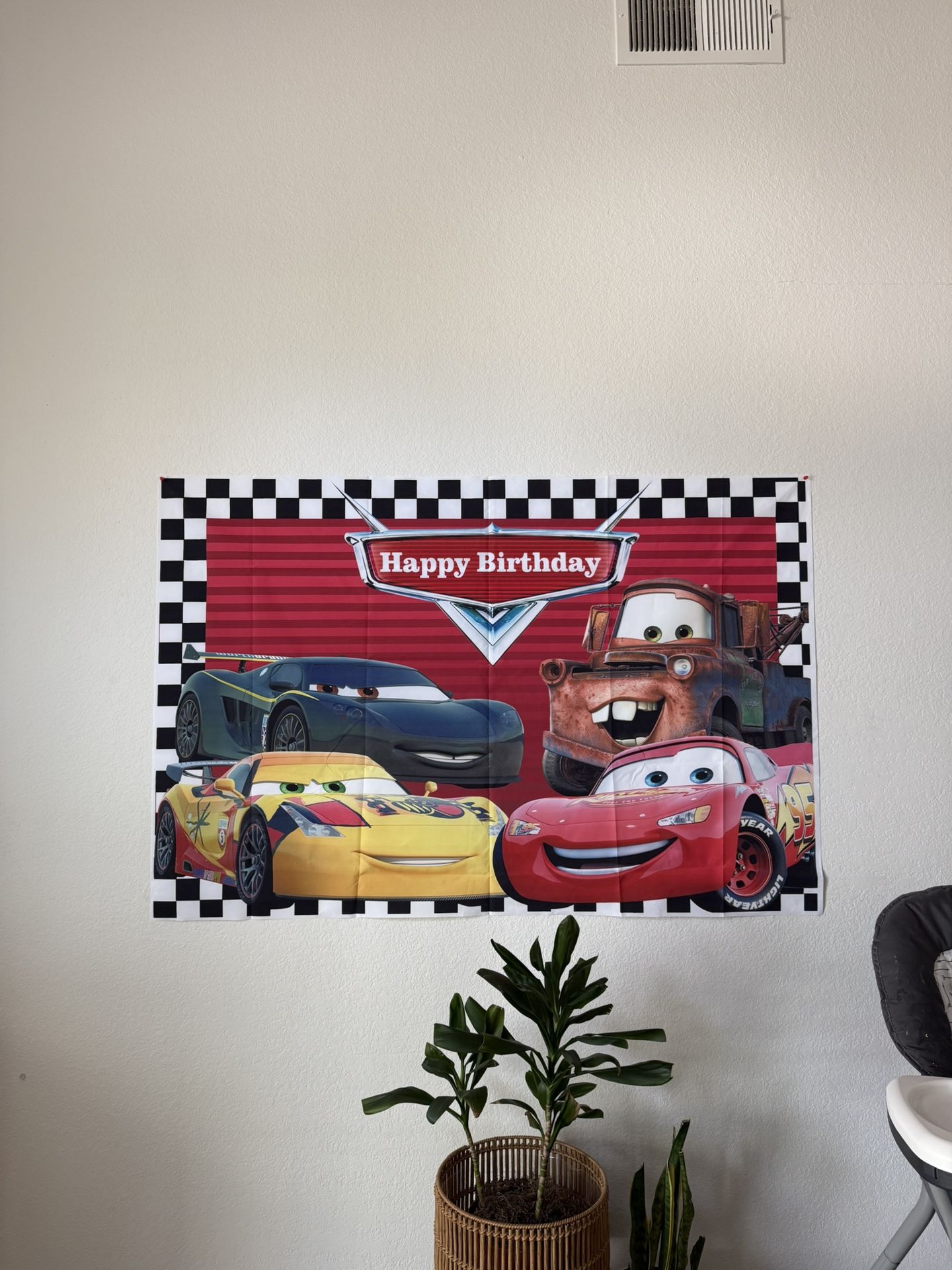 Cars birthday Banner