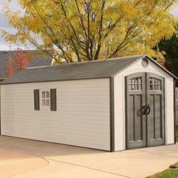 Lifetime 8 ft. x 20 ft. Resin Storage Shed