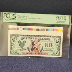 1998-D Disney Dollar, PCGS 67, VERY RARE