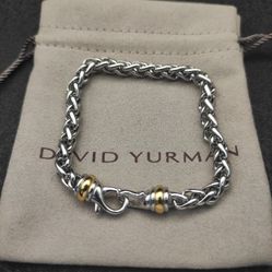 David Yurman 6mm color-separated hook bracelet