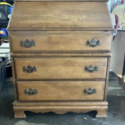 ANTIQUE SLANT TOP BUREAU DESK
