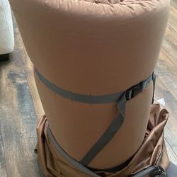 Queen self inflating Folding Mattress for         Dorms Tents-$50 brand new 52”x70”.. 