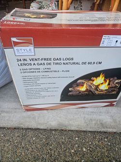 24" Vent Free Gas Logs