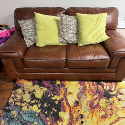 Italian leather couches