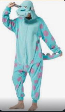 Halloween costume Sulley onesie