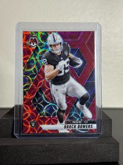 Brock Bowers Mosaic Raiders #89 Football Card