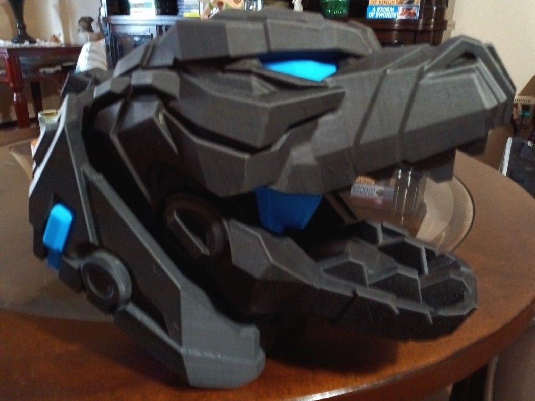 Godzilla 3d Printed Head (Moveable) Obo