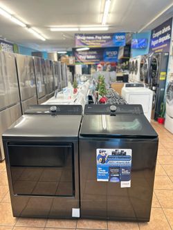 LG 5.5 Cu Ft Washer And Gas Dryer Top Load Set