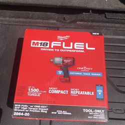 Milwaukee M18 FUEL ONE-KEY 18V Lithium-Ion Brushless Cordless 3/4 in. Impact Wrench with Friction Ring (Tool-Only)