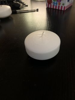 Six large tea candles