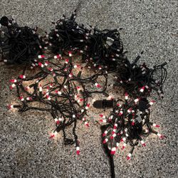 6 strings Red/White Combo Christmas Lights 