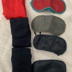 New! Eye mask, sock, makeup bag for  traveling guest visitor 