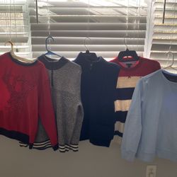 Boys Sweaters & Basic Crew  neck Fleece Sweatshirt 