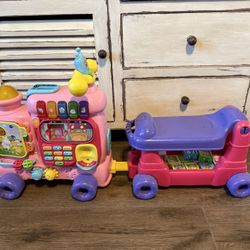 Pink Alphabet Learning Train