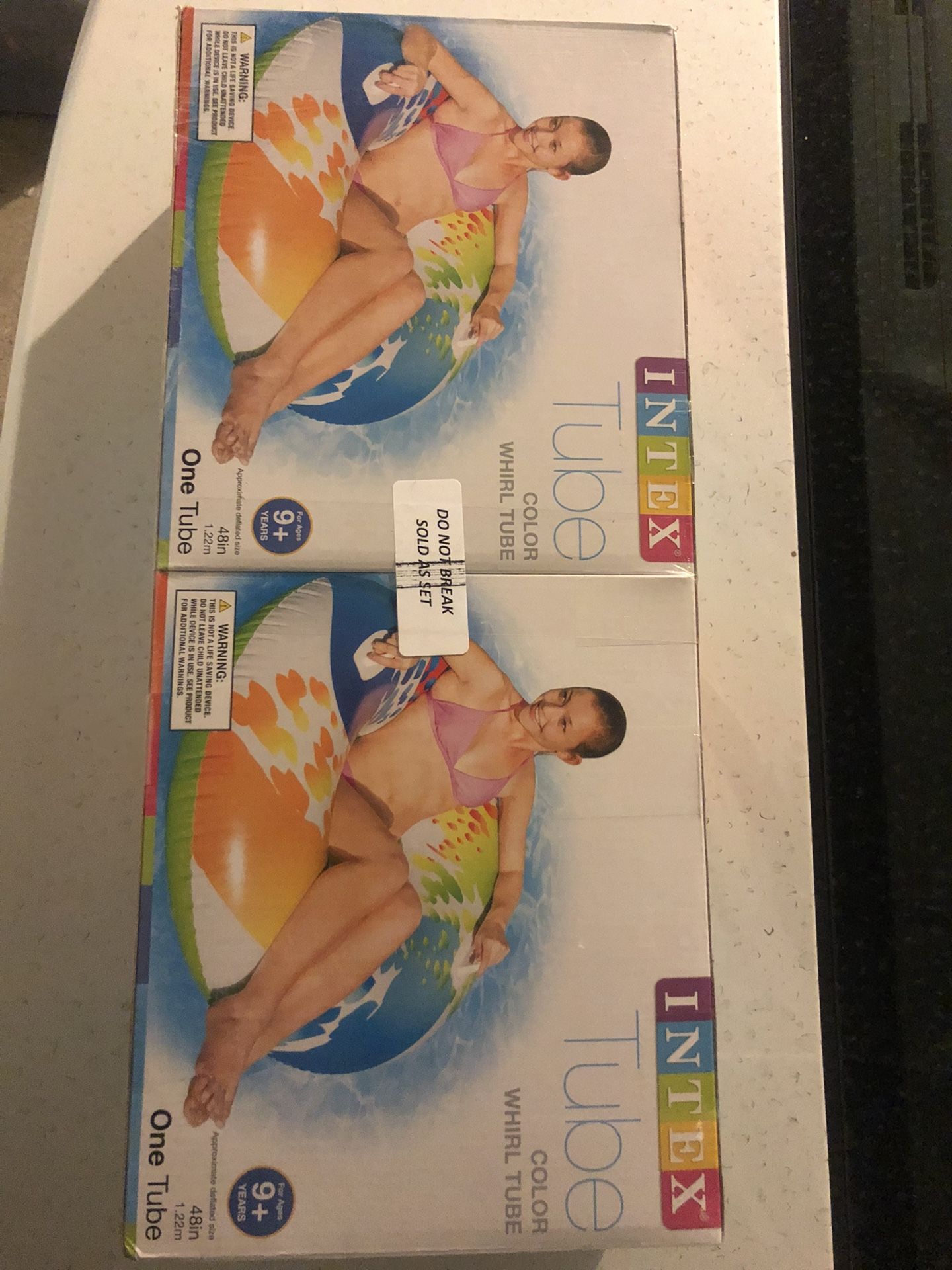 Intex Color Whirl Tube Pool Float