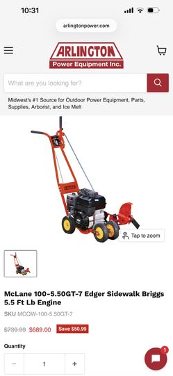 McLane Lawn Sidewalk Edger Gas