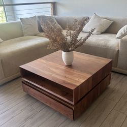 Spin coffee Table Cb2